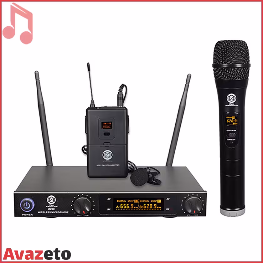 میکروفن بیسیم یقه ای زیکو Zico U-200HC