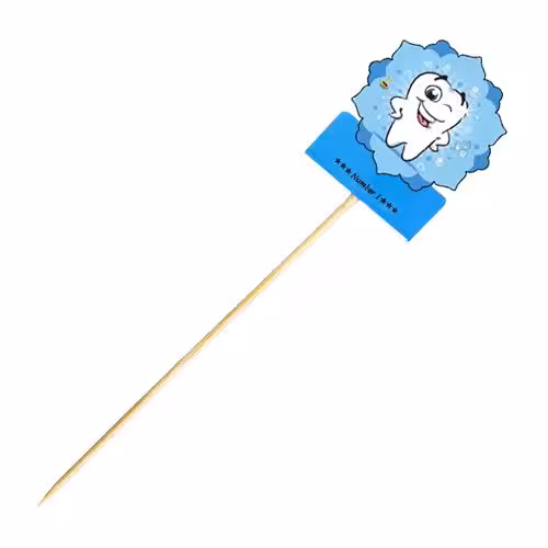 تاپر (سیخ چوبی) تم تولد دندانی پسرانه