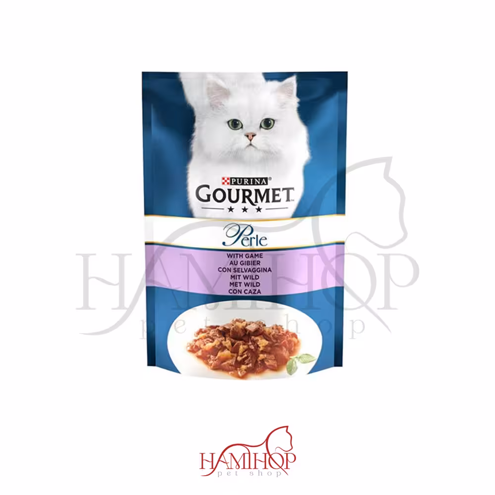 پوچ گربه با طعم گوشت بره گورمت85گرم – Gourmet Perle With Lamb