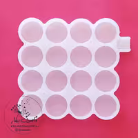 قالب دو بعدی شکلات طرح دایره (16 تایی)