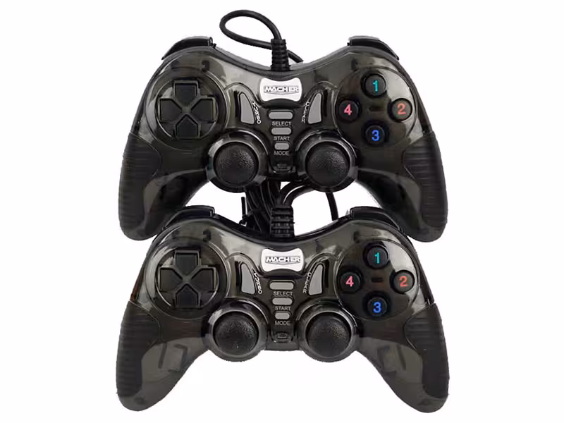 دسته بازی دوبل شوک دار سیمی Macher MR-61