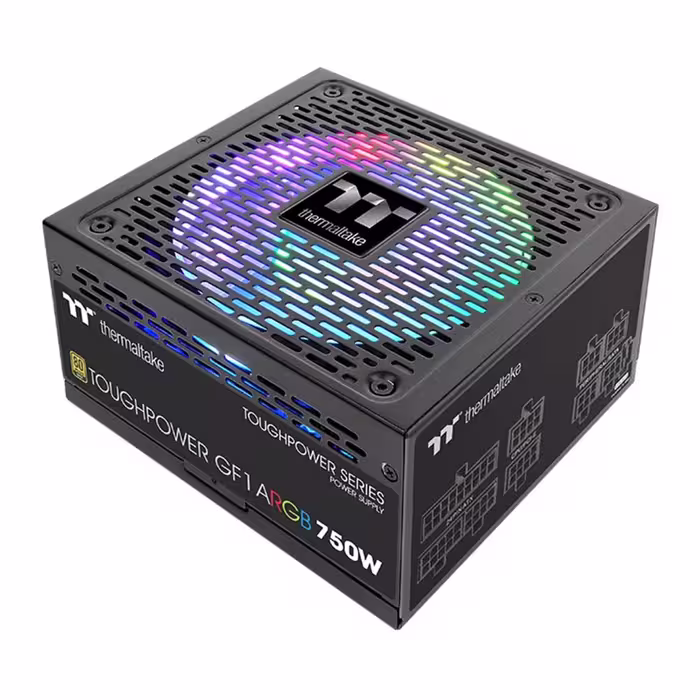 منبع تغذیه کامپیوتر ترمالتیک مدل Toughpower GF1 ARGB 750W Gold