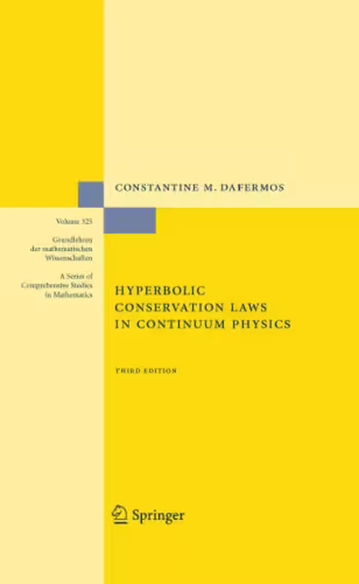 خرید و دانلود نسخه کامل کتاب Hyperbolic Conservation Laws in Continuum Physics