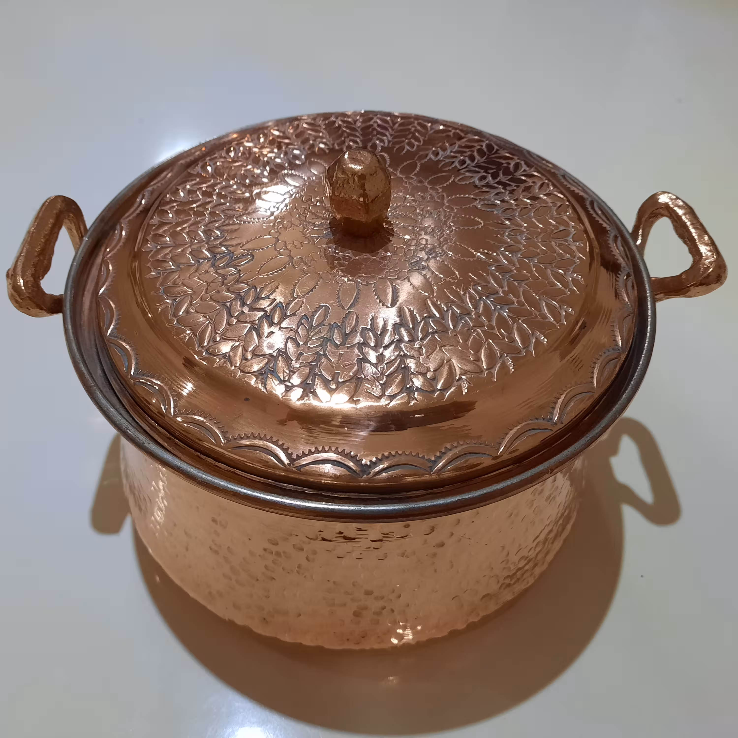 دیگچه چکشی مسی شماره 1