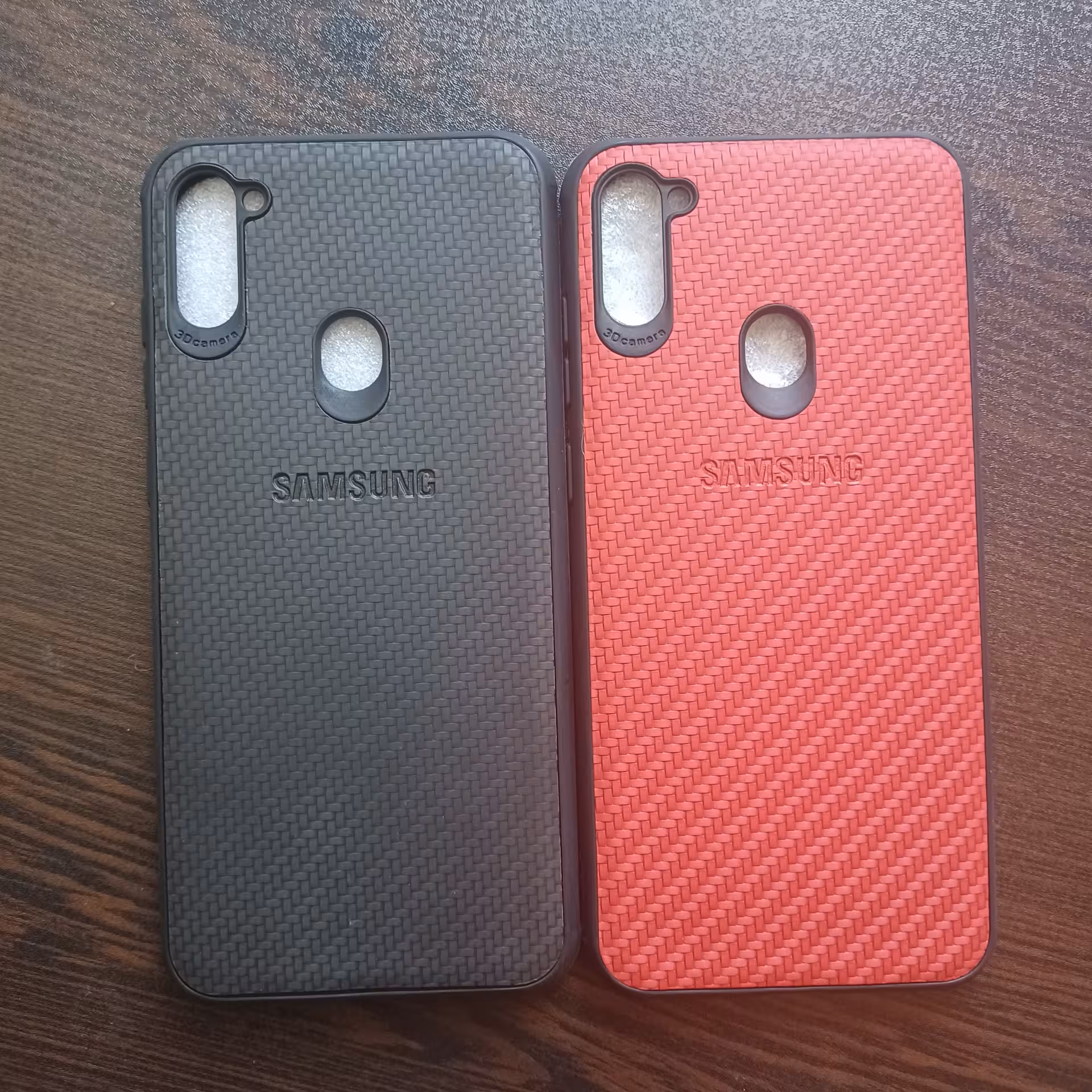 قاب طرح چرم سیلیکونی سامسونگ A11 گیفیت عالی