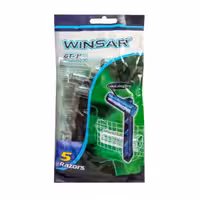 خودتراش دو لبه صابون دار وینسار مدل GT-H-Super بسته 5 عددی