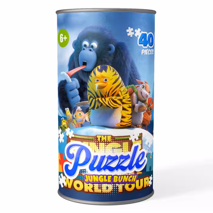 پازل 40 تکه کارتون دسته جنگلی ها