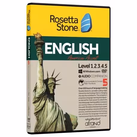 دی وی دی آموزشی Rosetta Stone English American accent