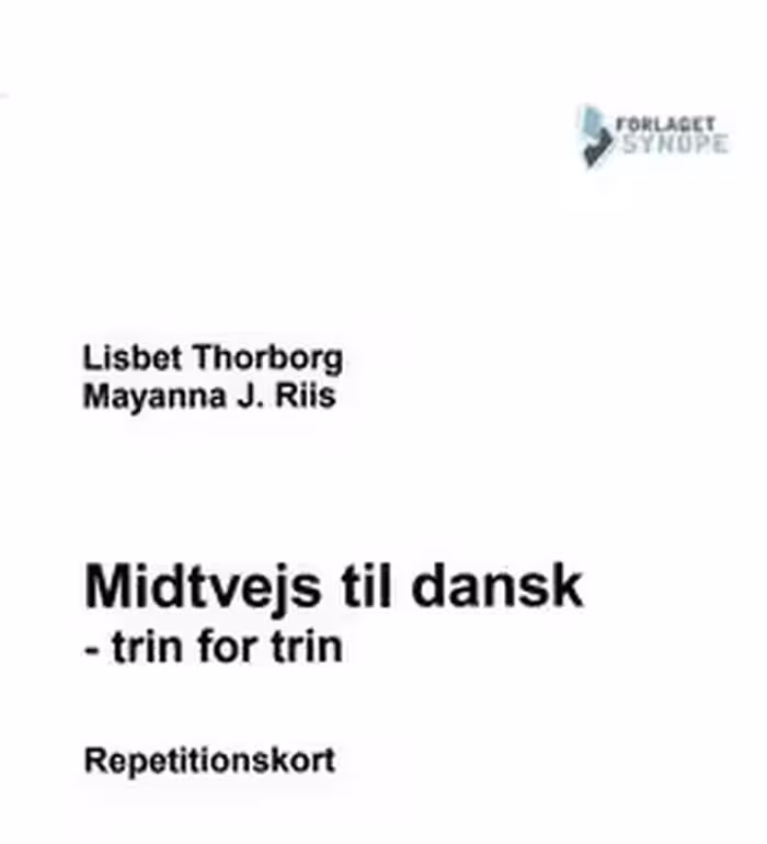 میدوج تیل دانسک | کتاب دانمارکی Midtvejs til dansk trin for trin (کتاب تمرین)