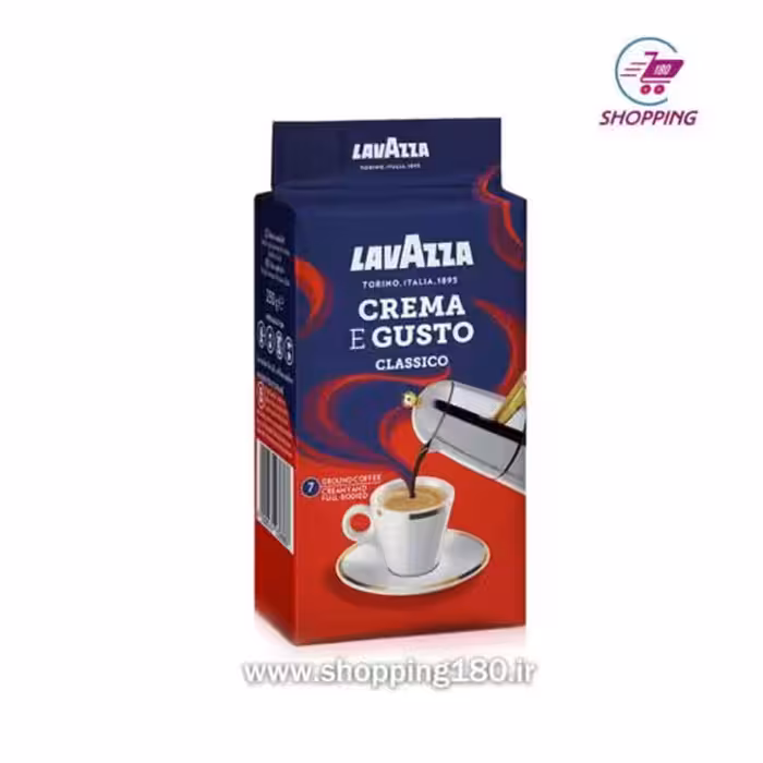 قهوه پاکتی لاواتزا مدل  250 گرم crema e gusto classico