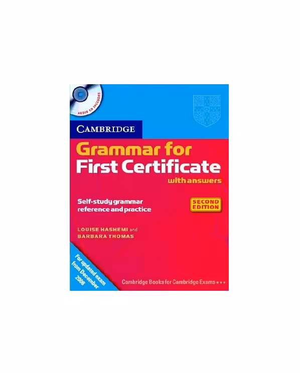 کتاب Cambridge Grammar for First Certificate کمبریج گرامر فور فرست سرتیفیکیت