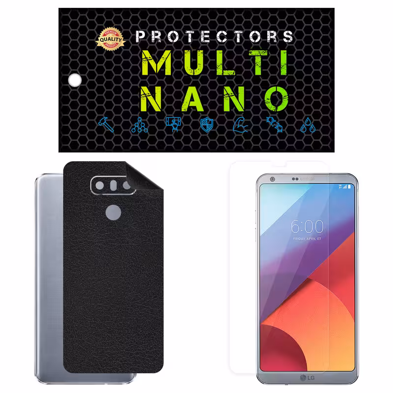 محافظ صفحه نمایش مولتی نانو مدل X-SFL مناسب برای گوشی موبایل ال جی G6 Plus به همراه برچسب پوششی | کالا برتری