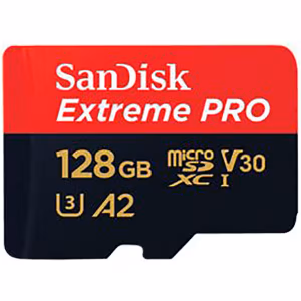 کارت حافظه microSDHC سن دیسک مدل Extreme Pro کلاس 10 ظرفیت 128 گیگابایت - فروشگاه اینترنتی پروتاچ