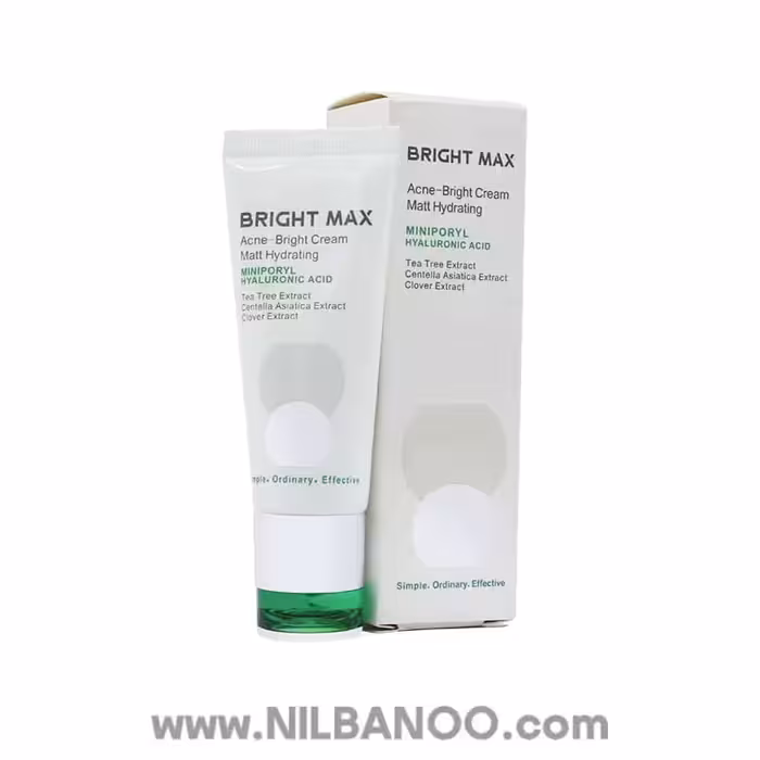 کرم مرطوب کننده مات آکنه برایت مکس