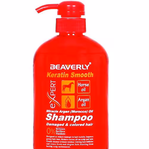 شامپو بیورلی روغن دم اسب بدون سولفات 600 میلی