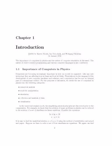 خرید و دانلود نسخه کامل کتاب An Introduction to Computer Simulation Methods: Applications to Physical Systems