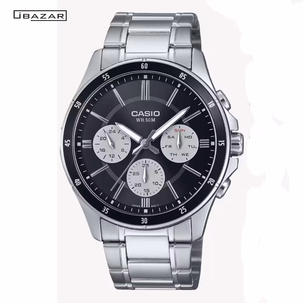 ساعت مچی اورجینال مردانه کاسیو (CASIO) مدل MTP-1374D-1A3