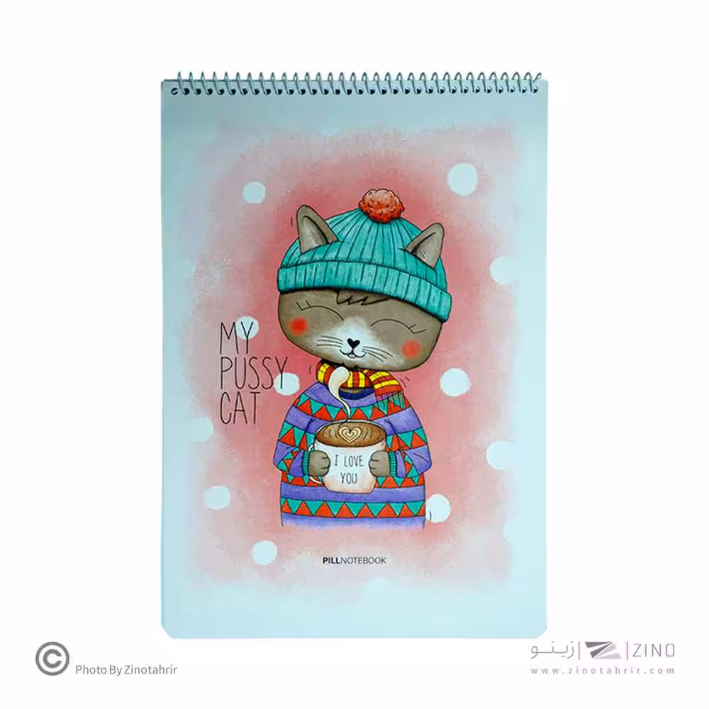 دفتر50برگ نقاشی رحلی سیم ازبالا ایندربرد پیل