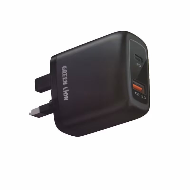 شارژر دیواری دو پورت گرین 20 وات مدل USB PD QC3.0
