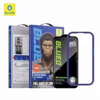 گلس محافظ صفحه نمایش بلو مدل Blueo Full Display Curved Edge HD Temperd Glass مناسب برای Apple iPhone 17