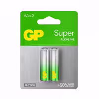 باتری قلمی 2 عددی GP مدل SUPER alkaline کد GP15AETA21