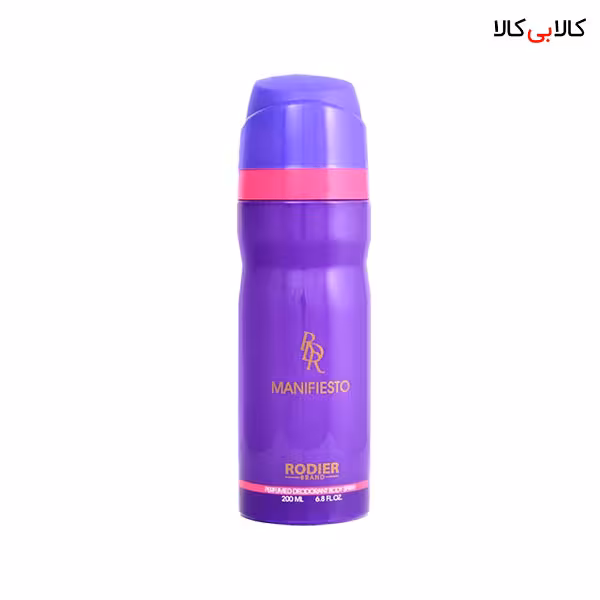 اسپری بدن رودیر منیفستو زنانه حجم 200 میلی لیتر