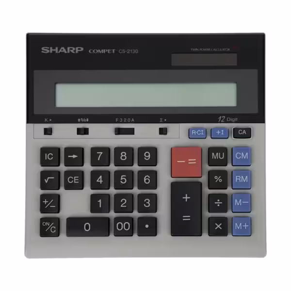 ماشین حساب رومیزی شارپ مدل CS-2130