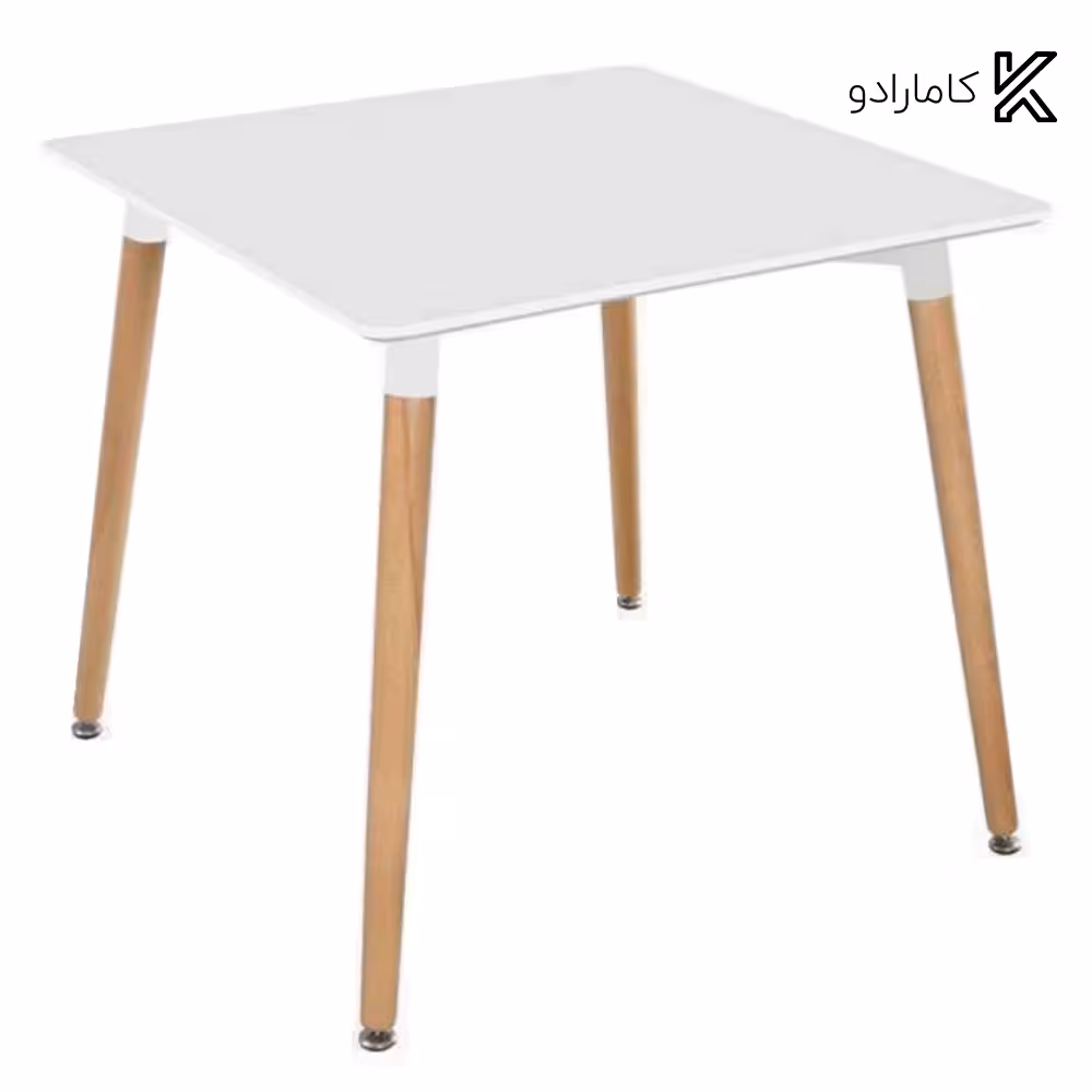 میز پایه چوبی مربع WS-80