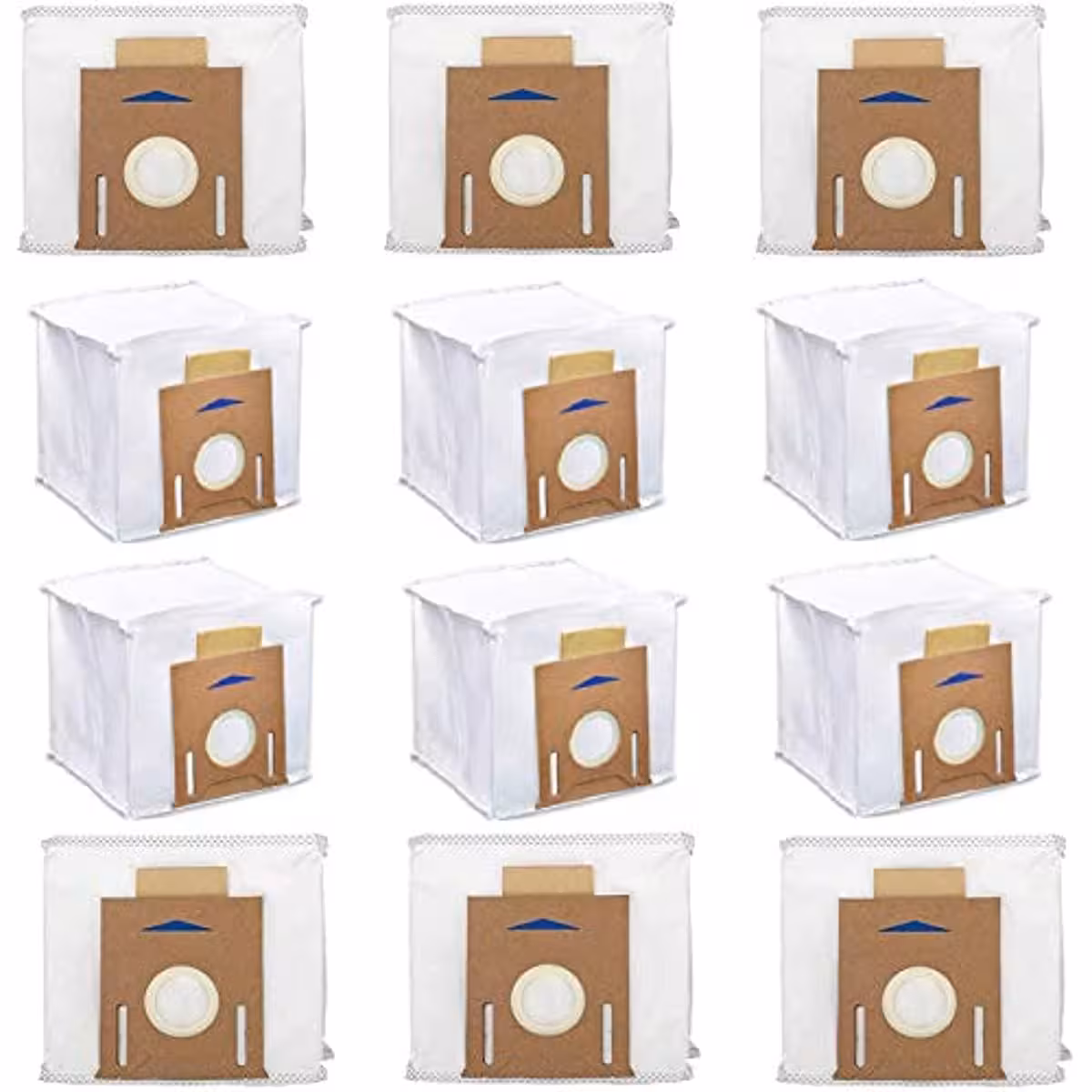 پاکت جارو رباتیک مناسب اکووکس مدل های 12 Pack Replacement Vacuum Filter Bags for Yeedi K781 , Ecovacs DEEBOT OZMO T8 AIVI T8 Max and Deebot N8 Pro Robot Vacuum Cleaner (ارسال 10 الی 15 روز کاری)