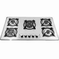 گاز صفحه ای استیل با فندک اتومات چدن فانتزی