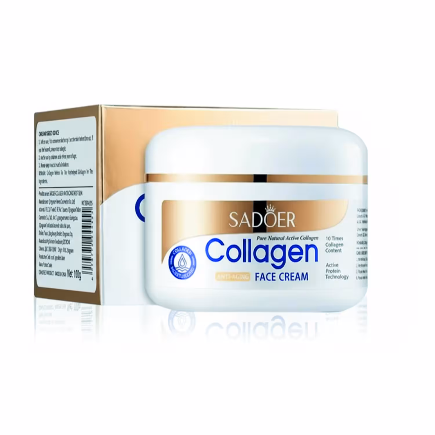 کرم مرطوب کننده صورت سادور مدل کلاژن وزن 100 گرم | Sadore Collagen Face Cream