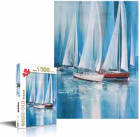 پازل 1000 تکه شادو shadow طرح قایق ماهیگیری