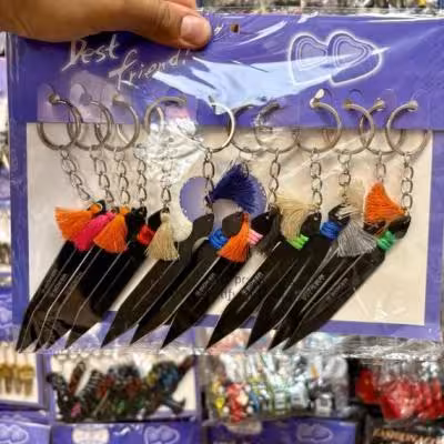 جاکلیدی چاقو طرح قمه