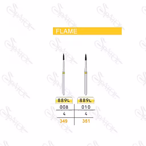 فرز الماسی پالیش کامپوزیت 4میل FLAME 889L تیزکاوان TEESKAVAN