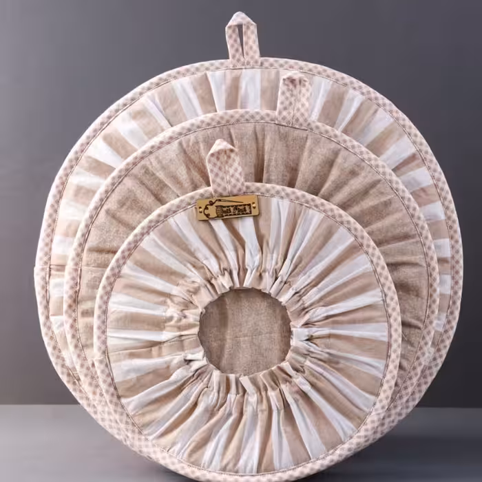 ست دمکنی کشدار 3 تکه اریب صورتی ترکیب پارچه ایرانی و ترک