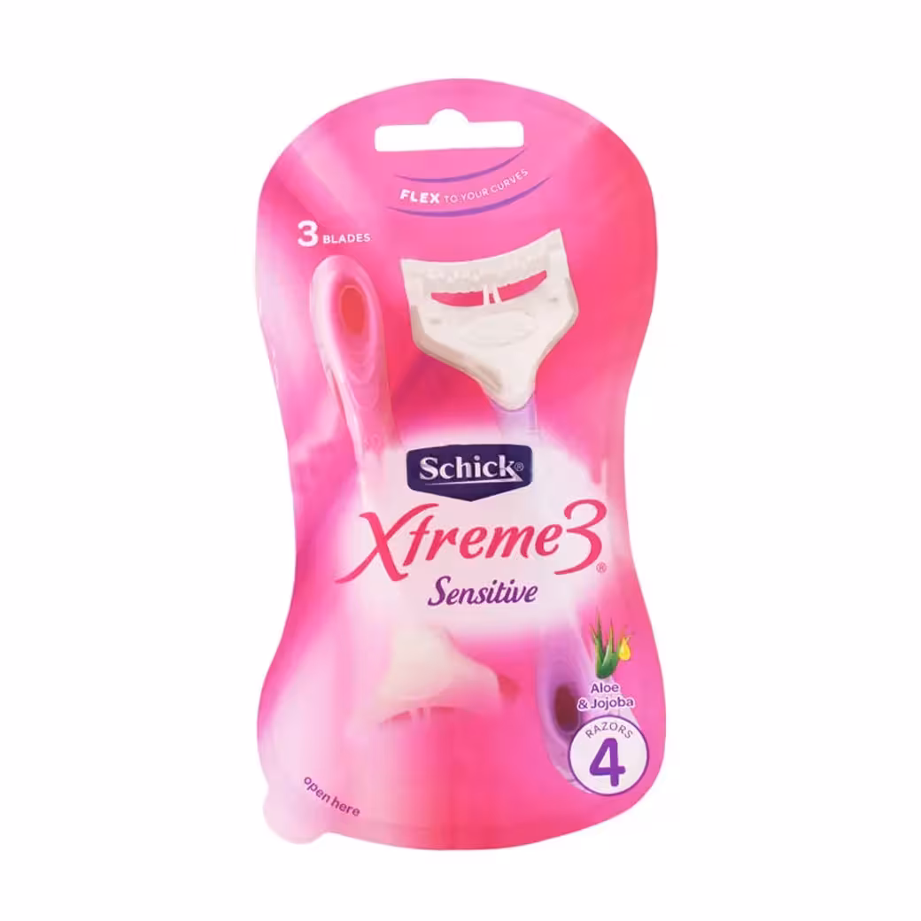 تیغ اصلاح زنانه بسته 4 عددی