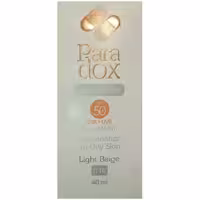 کرم ضدآفتاب پارادوکس SPF50 بژ روشن مناسب پوست مختلط تا چرب حجم 40 میلی لیتر