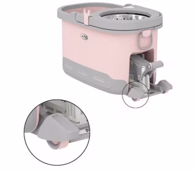 ست سطل و زمین شوی ای تی سی مدل a148 صورتی