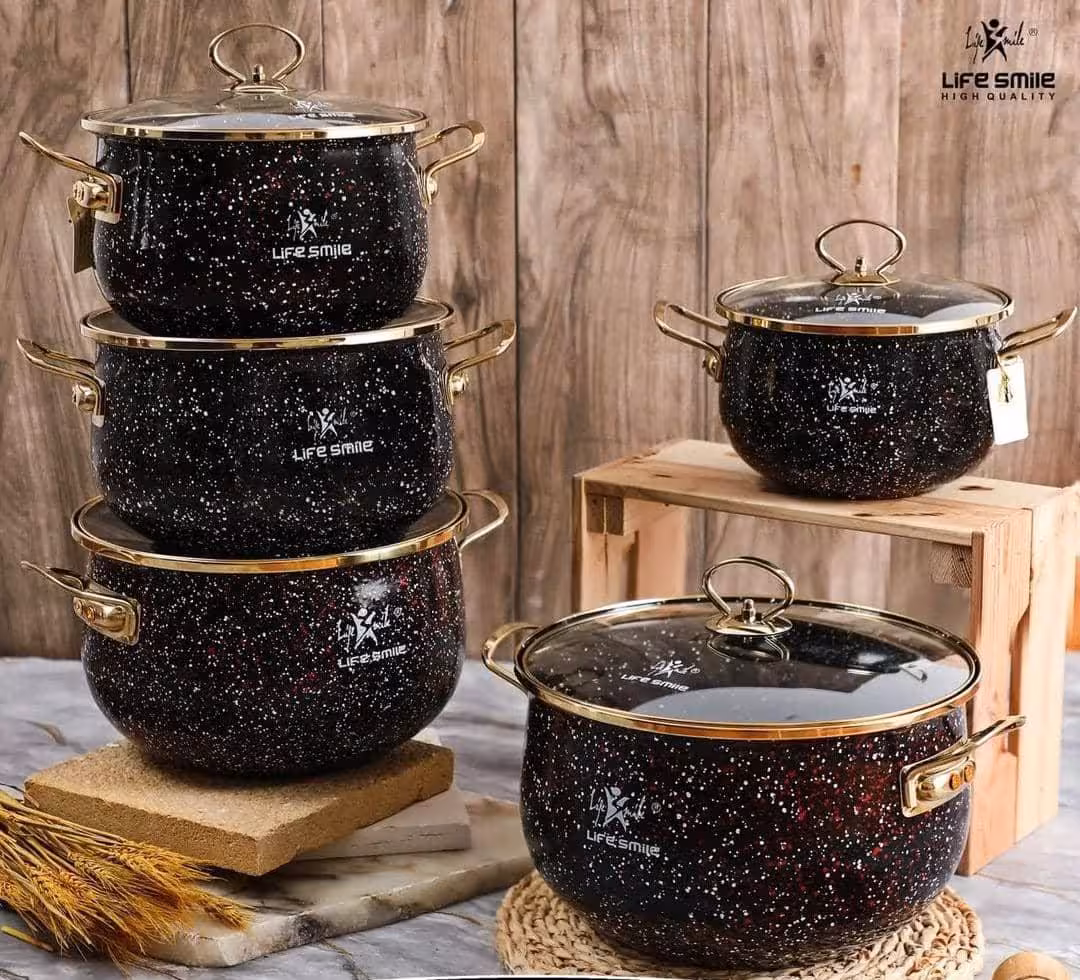 سرویس قابلمه 10 تکه گرانیتی لایف اسمایل