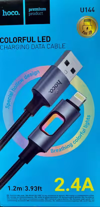 کابل شارژ هوکو مدل U144، کانکتور USB به آیفونی