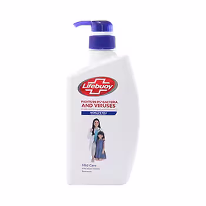 شامپو بدن ضد باکتری لایفوی حاوی شیر Lifebuoy Body Wash Mild Care 500ml