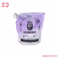 پودر دکلره بنفش بس مدل بلوبری 500 گرمی | BES Deco Blueberry Dust Free Purple 500g | کد 3035