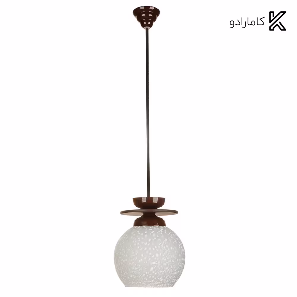 چراغ آویز فلزی چشمه نور مدل G563-1H-BR