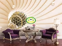 پوستردیواری سه بعدی لوکس کد vip442
