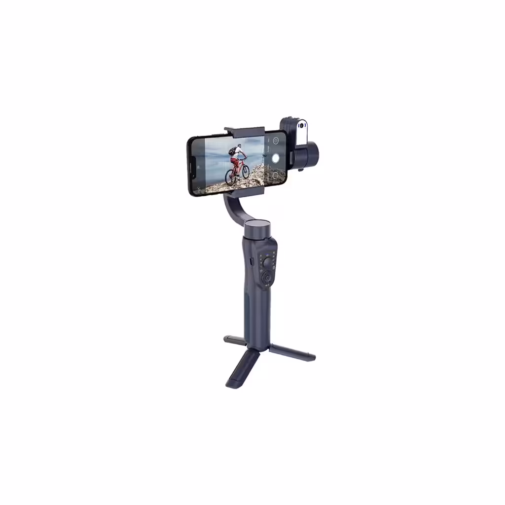 گیمبال پرودو Porodo PD-LFST035 3-Axis Ai Tracker & Light Gimbal Stabilizer