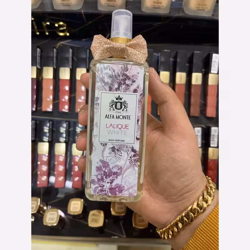 بادی پرفیوم  مردانه لالیک وایت (لالیک سفید) (Lalique White) آلفامونته با رایحه خنک | amazonchi