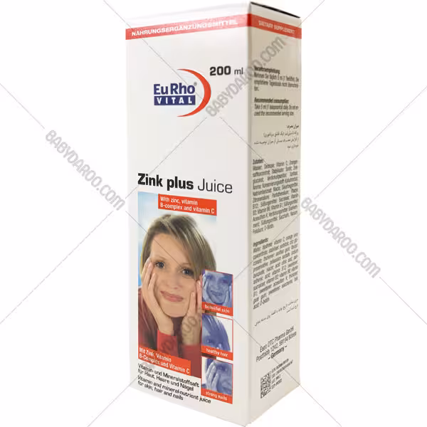 شربت زینک پلاس یوروویتال