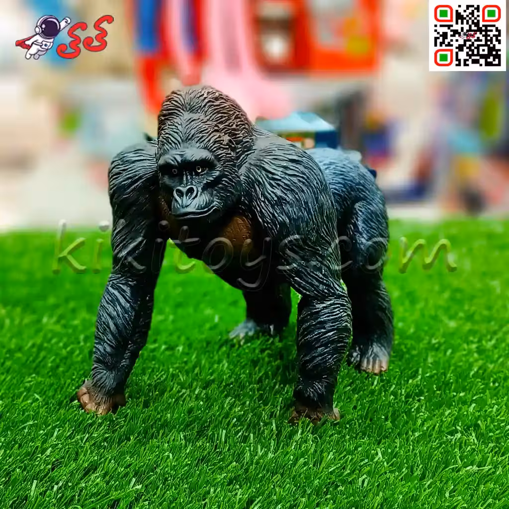 فیگور حیوانات ماکت گوریل کوچک نرم اسباب بازی Gorilla X160