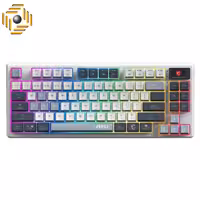 کیبورد مکانیکال گیمینگ ام اس آی FORGE GK600 TKL SKY RGB
