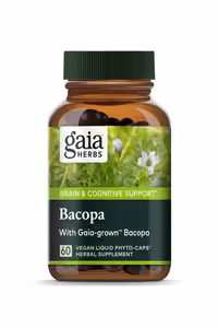 کپسول مایع گیاهی Bacopa برند Gaia Herbs - بسته 60 عددی